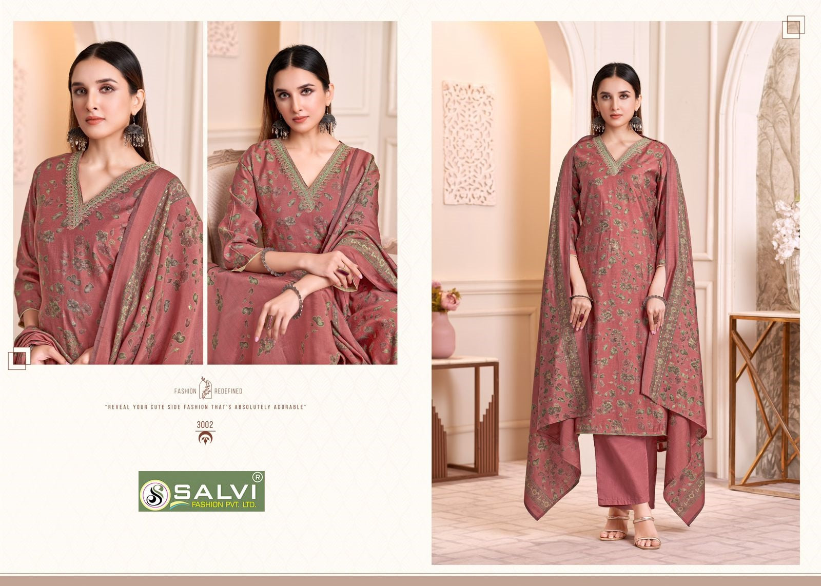 Siara Silk Salvi Fashion Modal Silk Pant Style Suits Wholesaler Ahmedabad