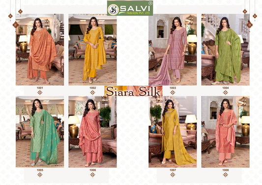 Siara Silk Salvi Fashion Modal Silk Plazzo Style Suits Wholesale Price