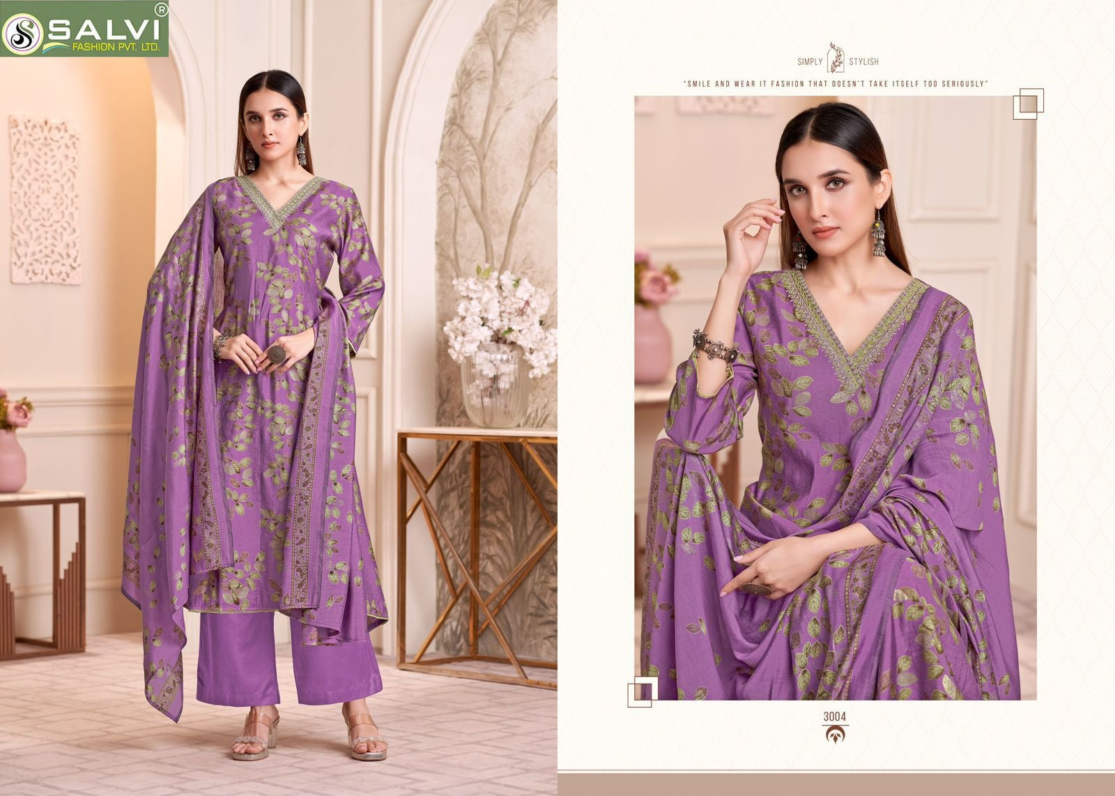 Siara Silk Vol 3 Salvi Fashion Modal Silk Pant Style Suits Wholesale Price