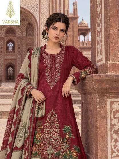 Siddaqi Varshaa Viscose Pashmina Suits Wholesale