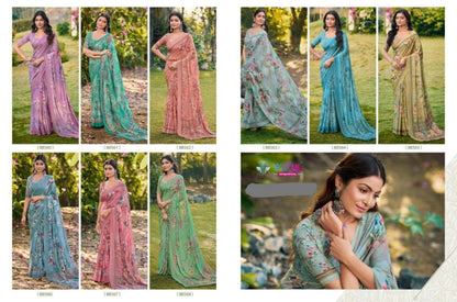 Siddhi 88560-88568 Vipul Weightless Sarees Exporter India