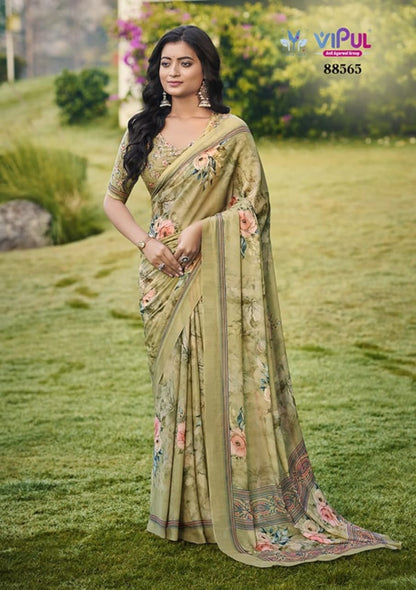 Siddhi 88560-88568 Vipul Weightless Sarees Exporter India