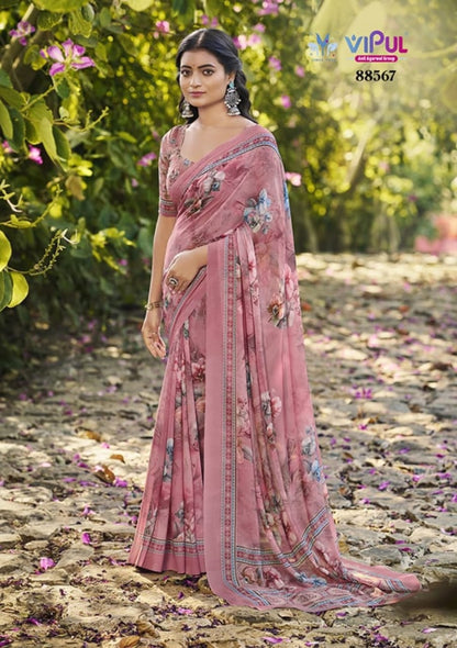 Siddhi 88560-88568 Vipul Weightless Sarees Exporter India