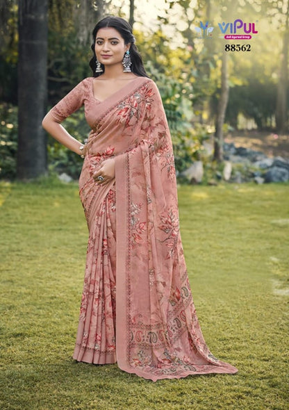 Siddhi 88560-88568 Vipul Weightless Sarees Exporter India