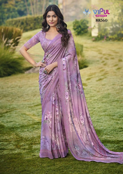 Siddhi 88560-88568 Vipul Weightless Sarees Exporter India