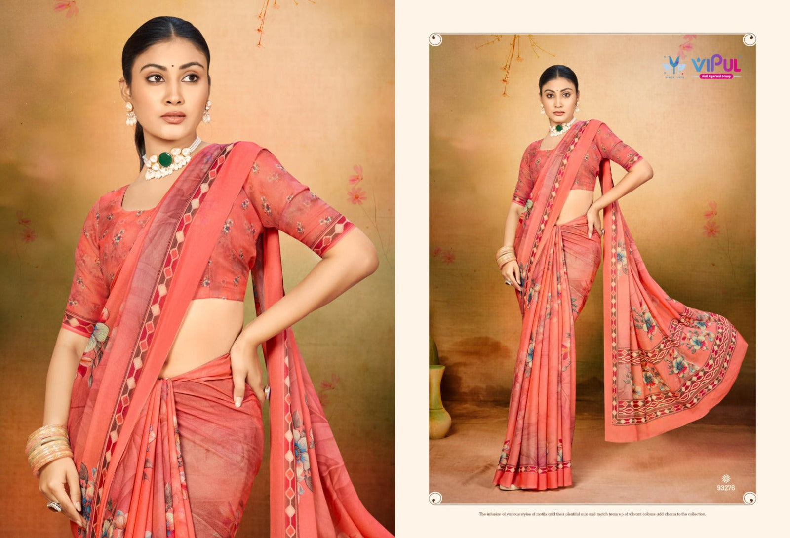 Siddhi Vol 2 Vipul Weightless Sarees Supplier India