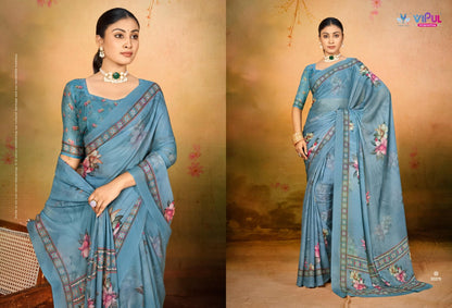 Siddhi Vol 2 Vipul Weightless Sarees Supplier India