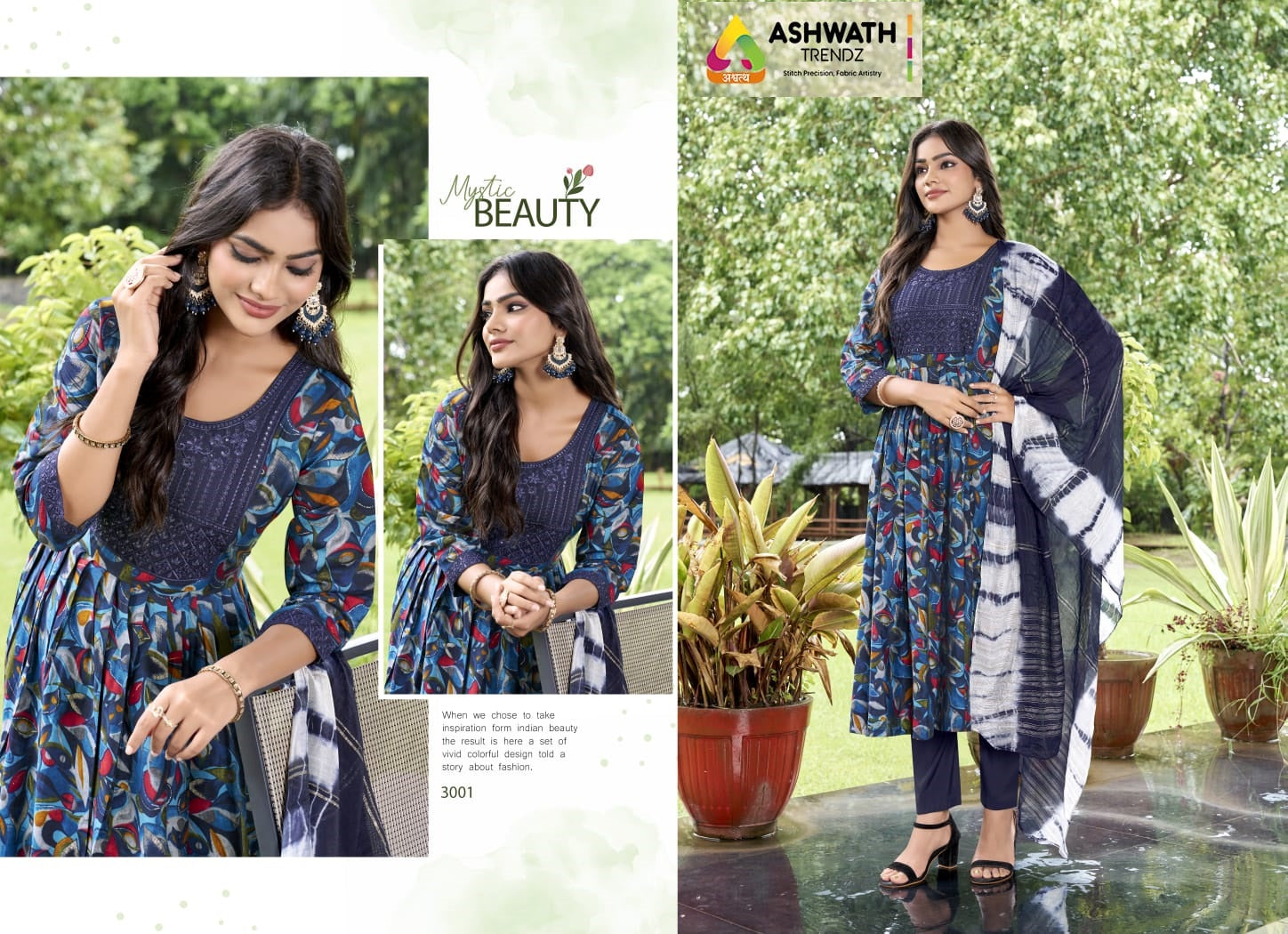 Siddhi Vol 3 Ashwath Roman Readymade Pant Style Suits Exporter India