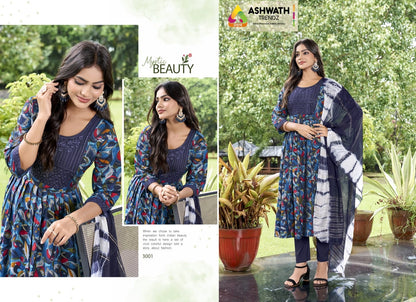 Siddhi Vol 3 Ashwath Roman Readymade Pant Style Suits Exporter India