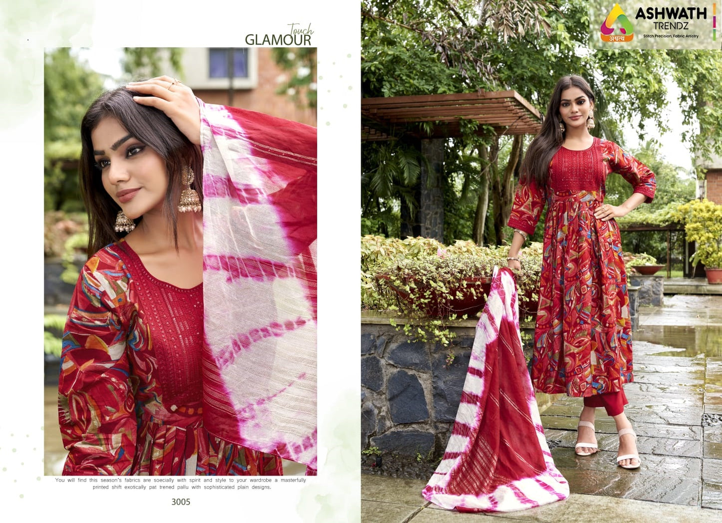 Siddhi Vol 3 Ashwath Roman Readymade Pant Style Suits Exporter India