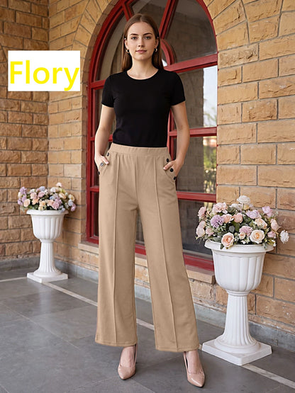 Side Buttons Flory Imported Women Pants Supplier Ahmedabad