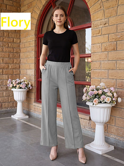 Side Buttons Flory Imported Women Pants Supplier Ahmedabad