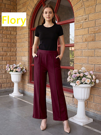 Side Buttons Flory Imported Women Pants Supplier Ahmedabad