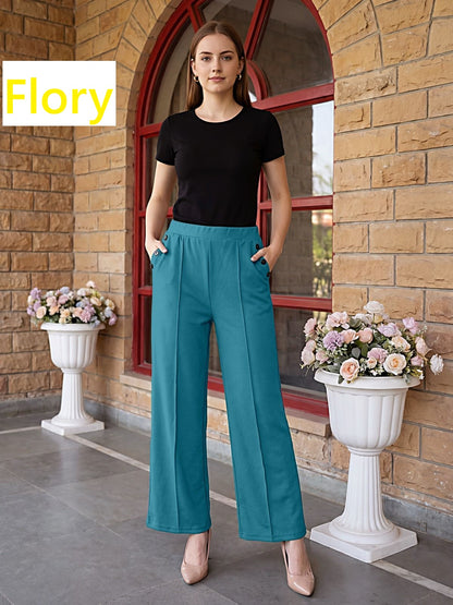 Side Buttons Flory Imported Women Pants Supplier Ahmedabad