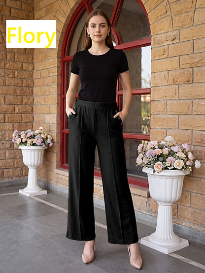 Side Buttons Flory Imported Women Pants Supplier Ahmedabad