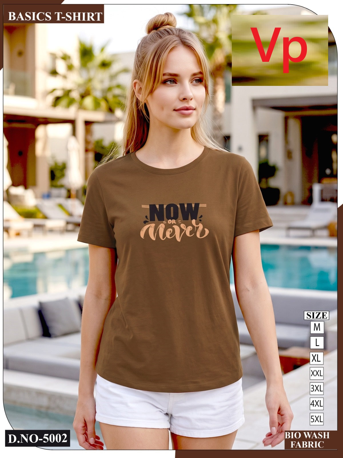 Side Cut Dno 5002 Vp Biowash Women Tshirt Manufacturer India