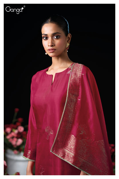 Sidra 3947 Ganga Premium Viscose Plazzo Style Suits Manufacturer Gujarat