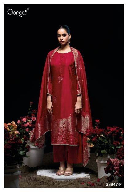 Sidra 3947 Ganga Premium Viscose Plazzo Style Suits Manufacturer Gujarat