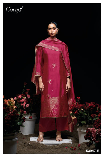 Sidra 3947 Ganga Premium Viscose Plazzo Style Suits Manufacturer Gujarat