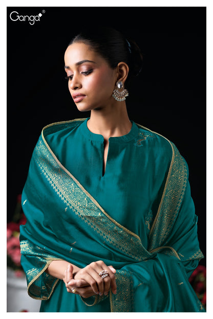 Sidra 3947 Ganga Premium Viscose Plazzo Style Suits Manufacturer Gujarat