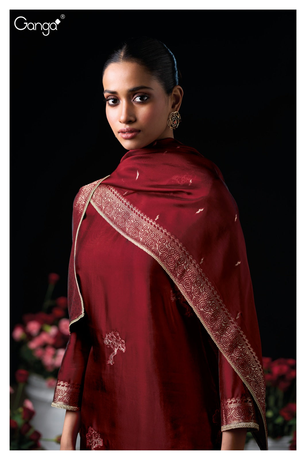 Sidra 3947 Ganga Premium Viscose Plazzo Style Suits Manufacturer Gujarat