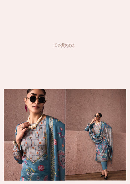 Siena Sadhana Jaam Cotton Pant Style Suits Exporter