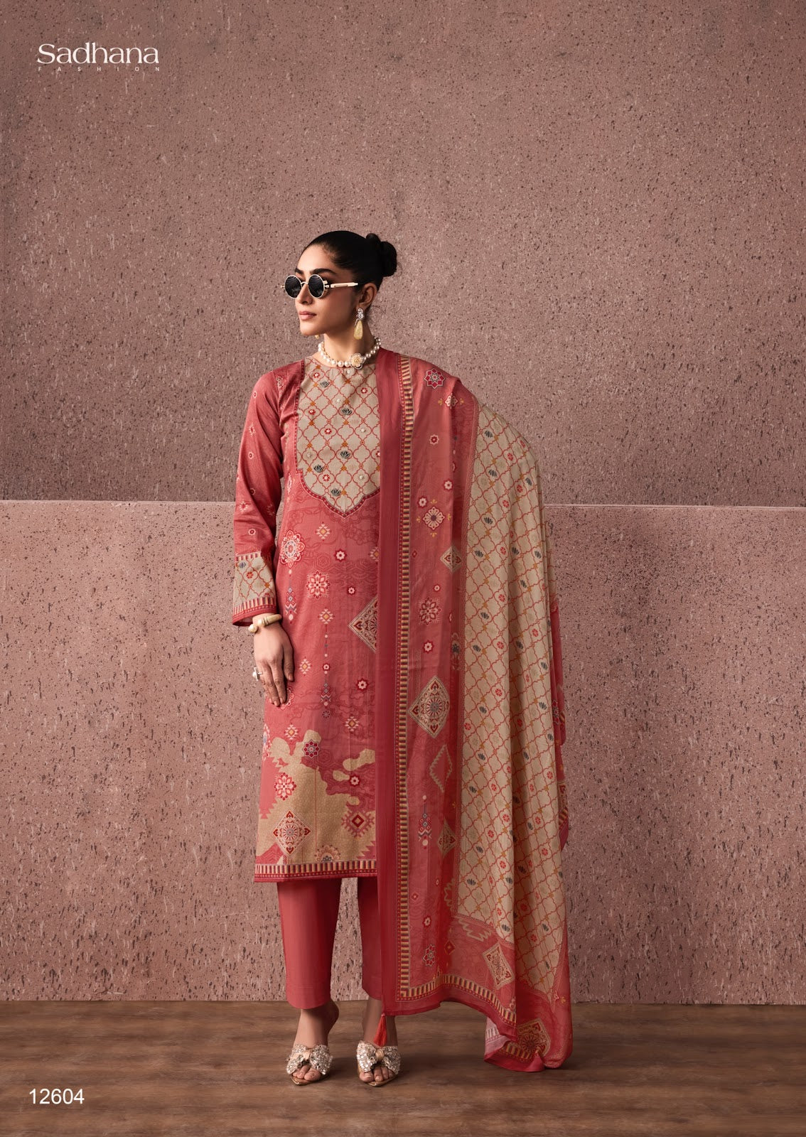 Siena Sadhana Jaam Cotton Pant Style Suits Exporter