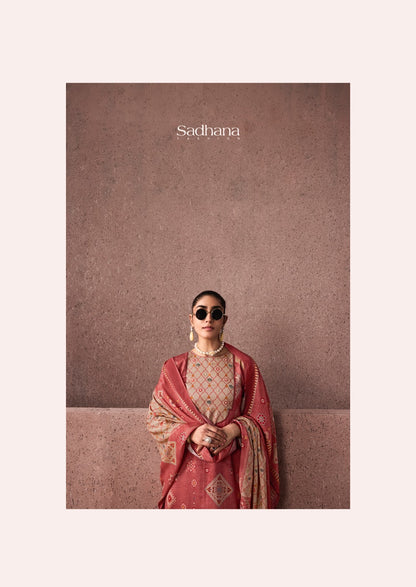 Siena Sadhana Jaam Cotton Pant Style Suits Exporter