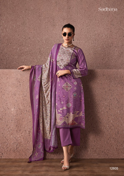 Siena Sadhana Jaam Cotton Pant Style Suits Exporter