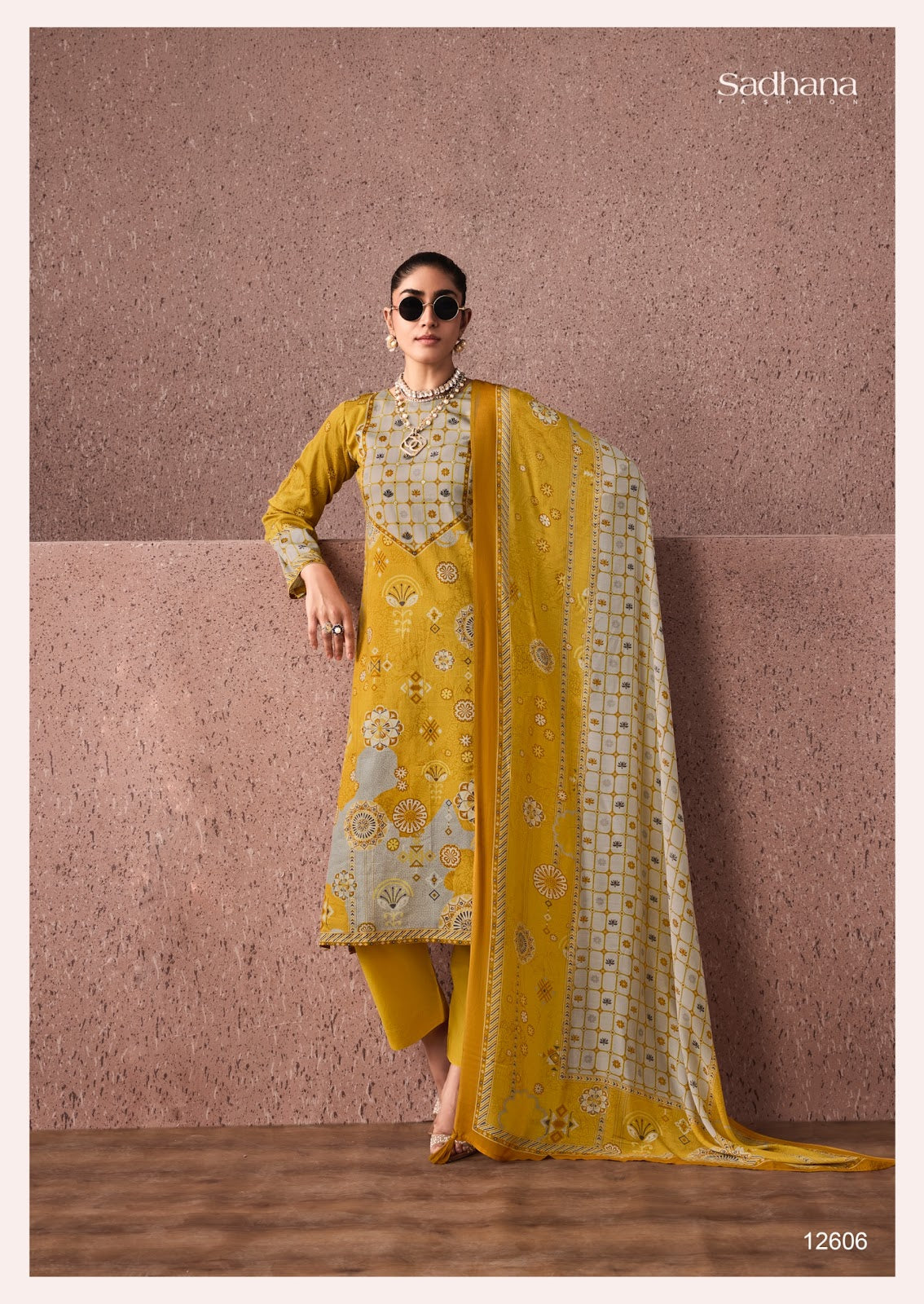 Siena Sadhana Jaam Cotton Pant Style Suits Exporter