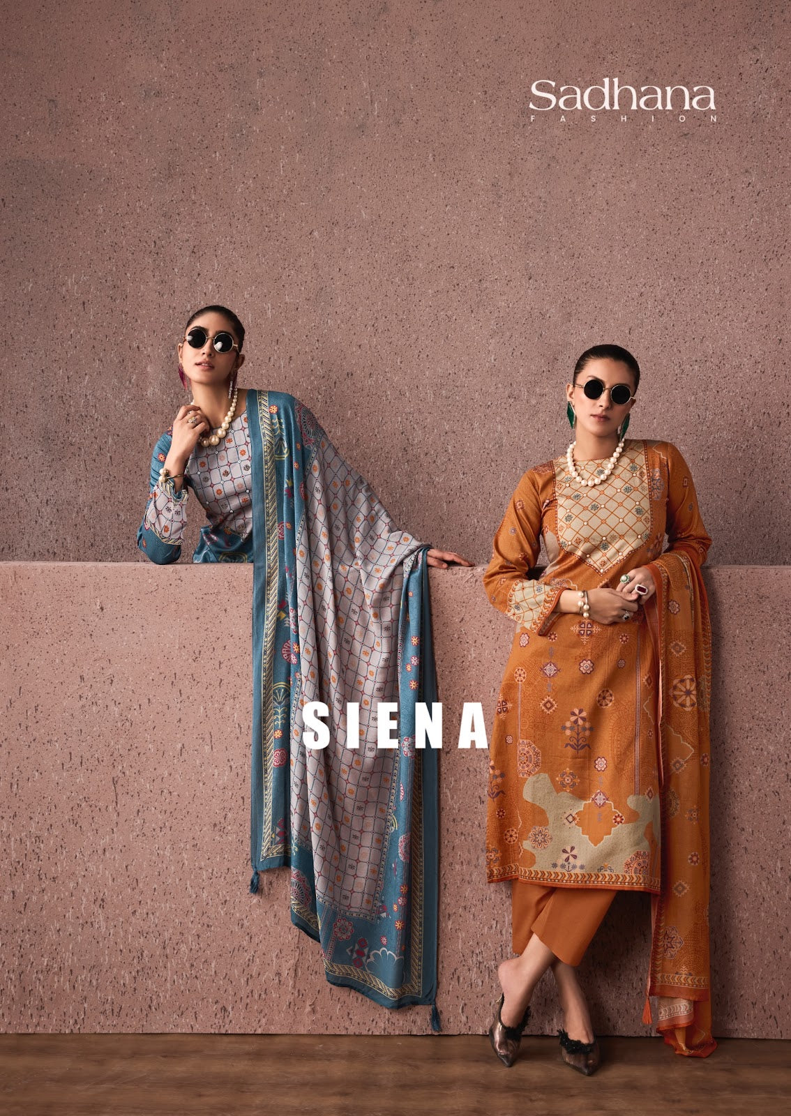 Siena Sadhana Jaam Cotton Pant Style Suits Exporter