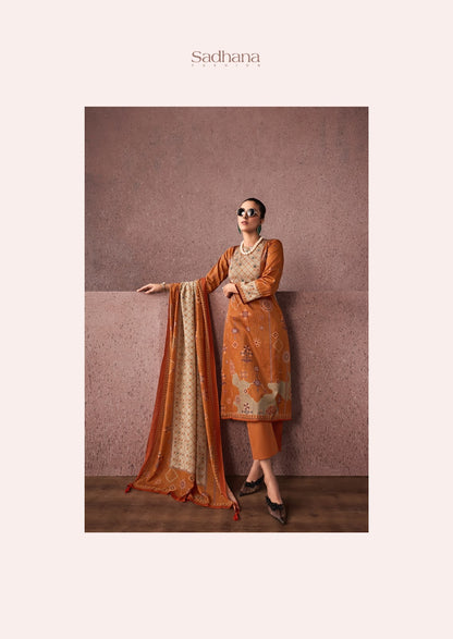 Siena Sadhana Jaam Cotton Pant Style Suits Exporter