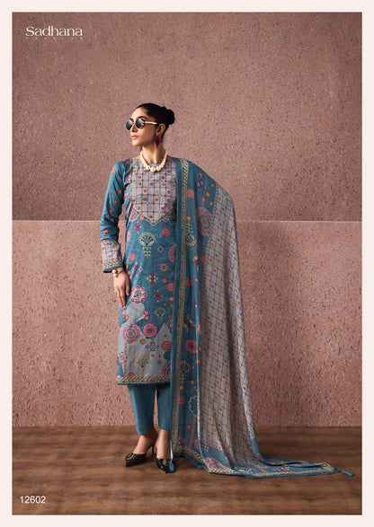 Siena Sadhana Jaam Cotton Pant Style Suits Exporter