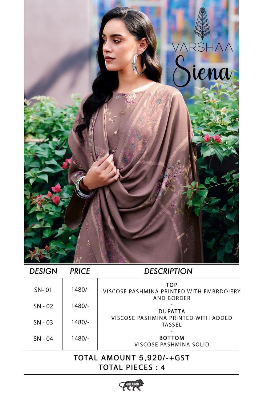 Siena Varshaa Pashmina Suits Manufacturer