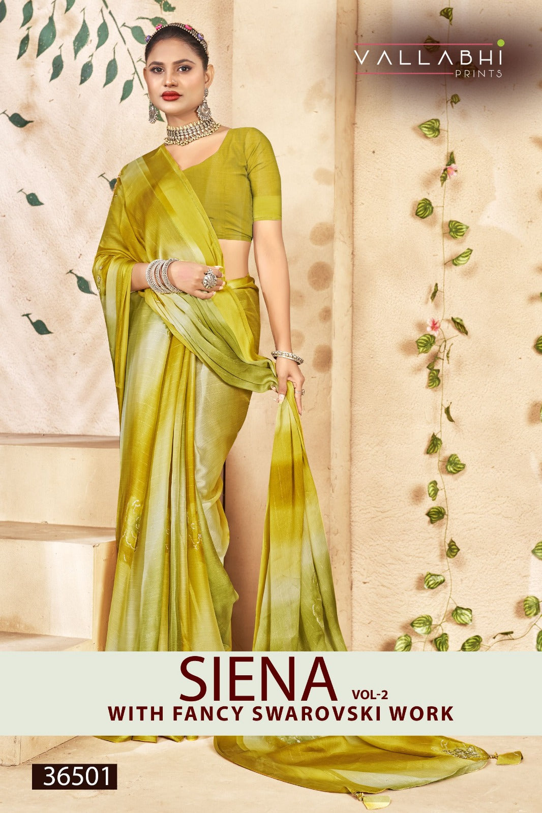 Siena Vol 2 Vallabhi Prints Chiffon Sarees Manufacturer