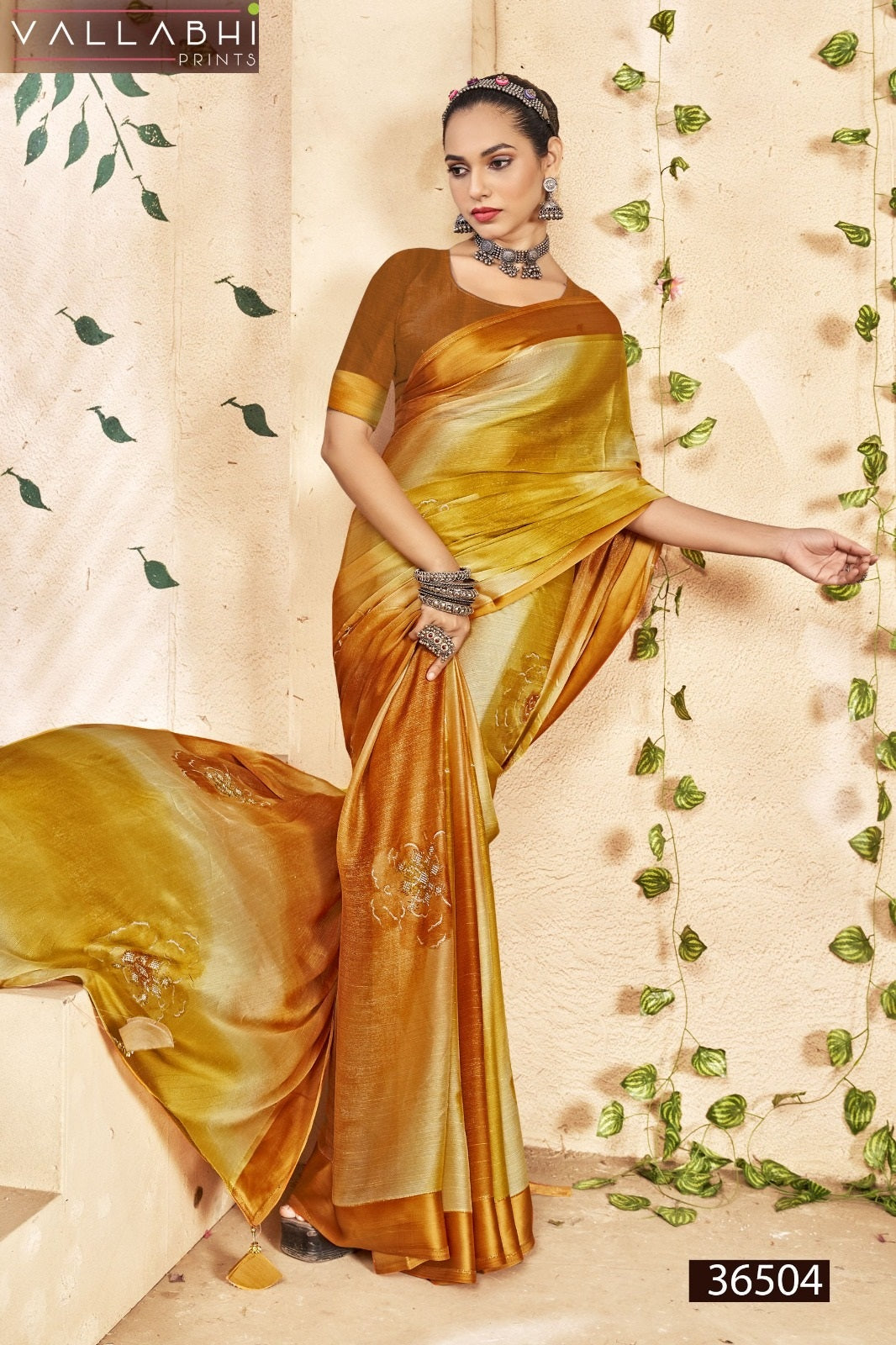 Siena Vol 2 Vallabhi Prints Chiffon Sarees Manufacturer
