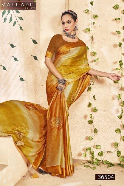 Siena Vol 2 Vallabhi Prints Chiffon Sarees Manufacturer
