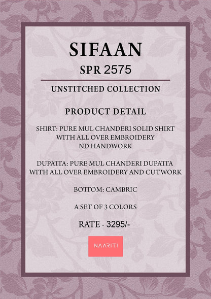 Sifaan Naariti Mul Chanderi Pant Style Suits Manufacturer Gujarat