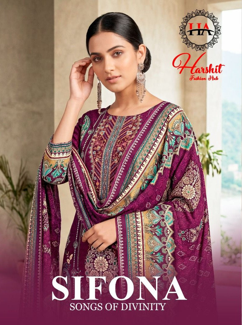 Sifona Harshit Fashion Viscose Reyon Karachi Salwar Suits Manufacturer Gujarat