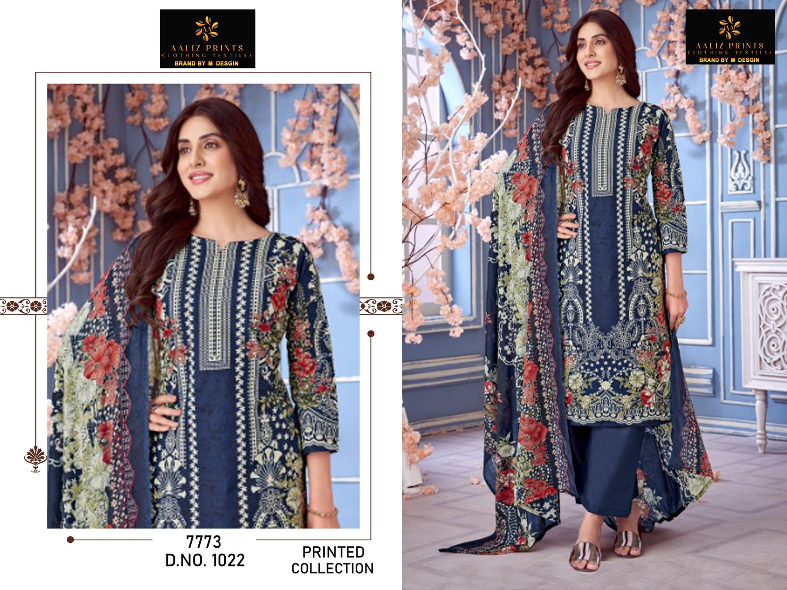 Signature Aaliz Prints Cotton Karachi Salwar Suits Exporter