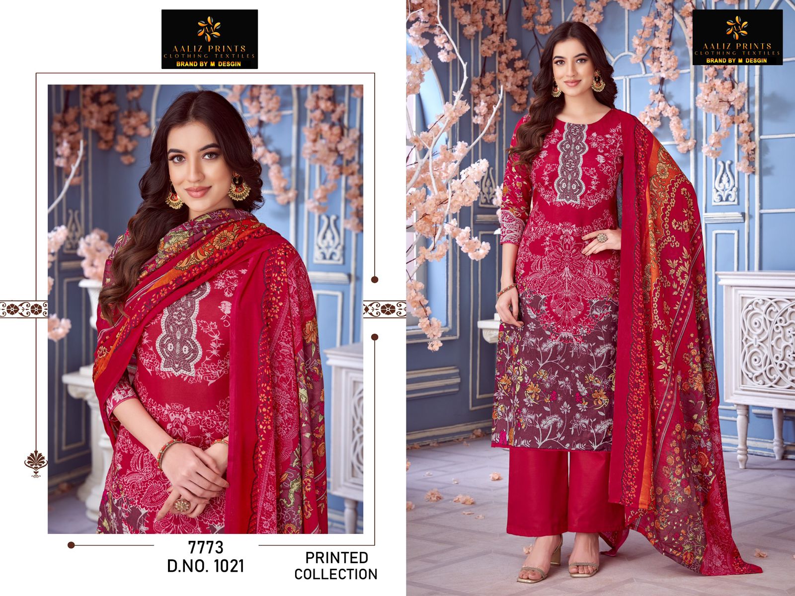 Signature Aaliz Prints Cotton Karachi Salwar Suits Exporter