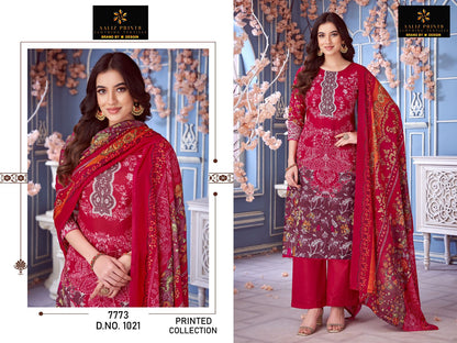 Signature Aaliz Prints Cotton Karachi Salwar Suits Exporter