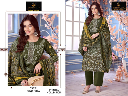 Signature Aaliz Prints Cotton Karachi Salwar Suits Exporter
