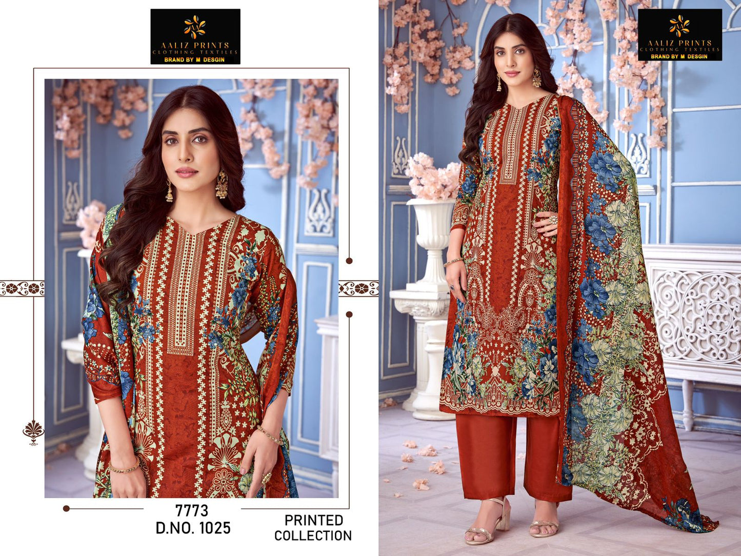 Signature Aaliz Prints Cotton Karachi Salwar Suits Exporter