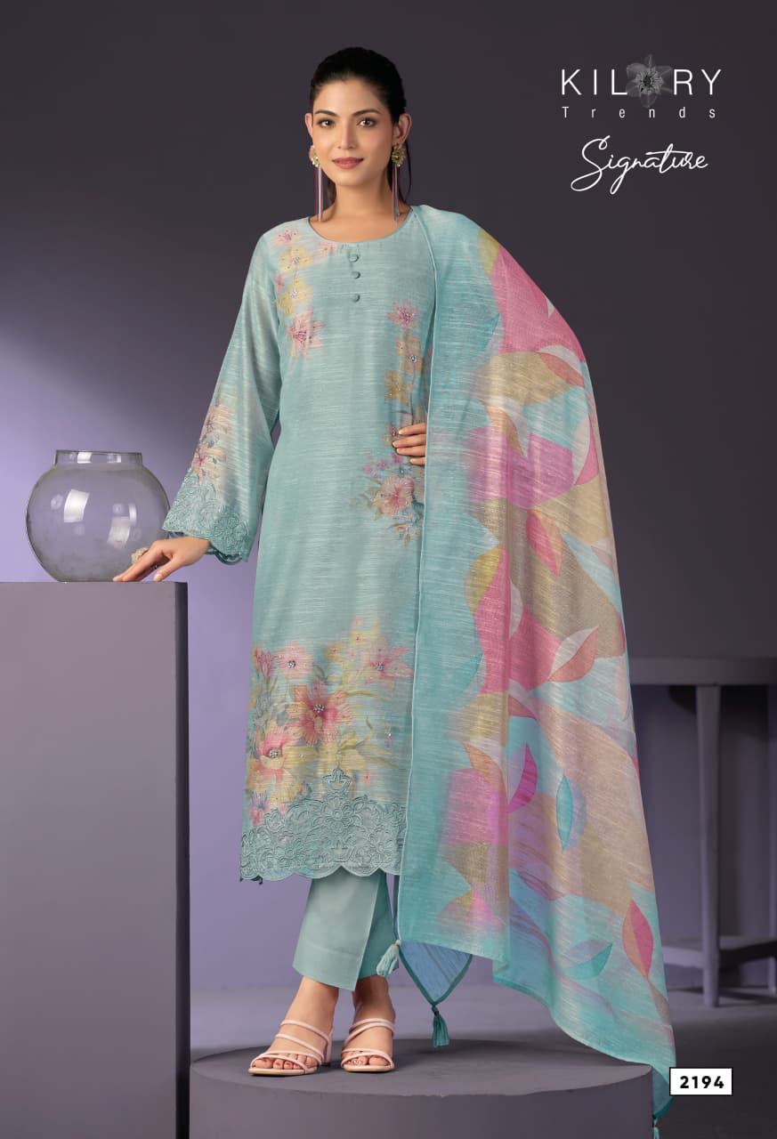 Signature Kilory Bhagalpuri Pant Style Suits Wholesaler Ahmedabad