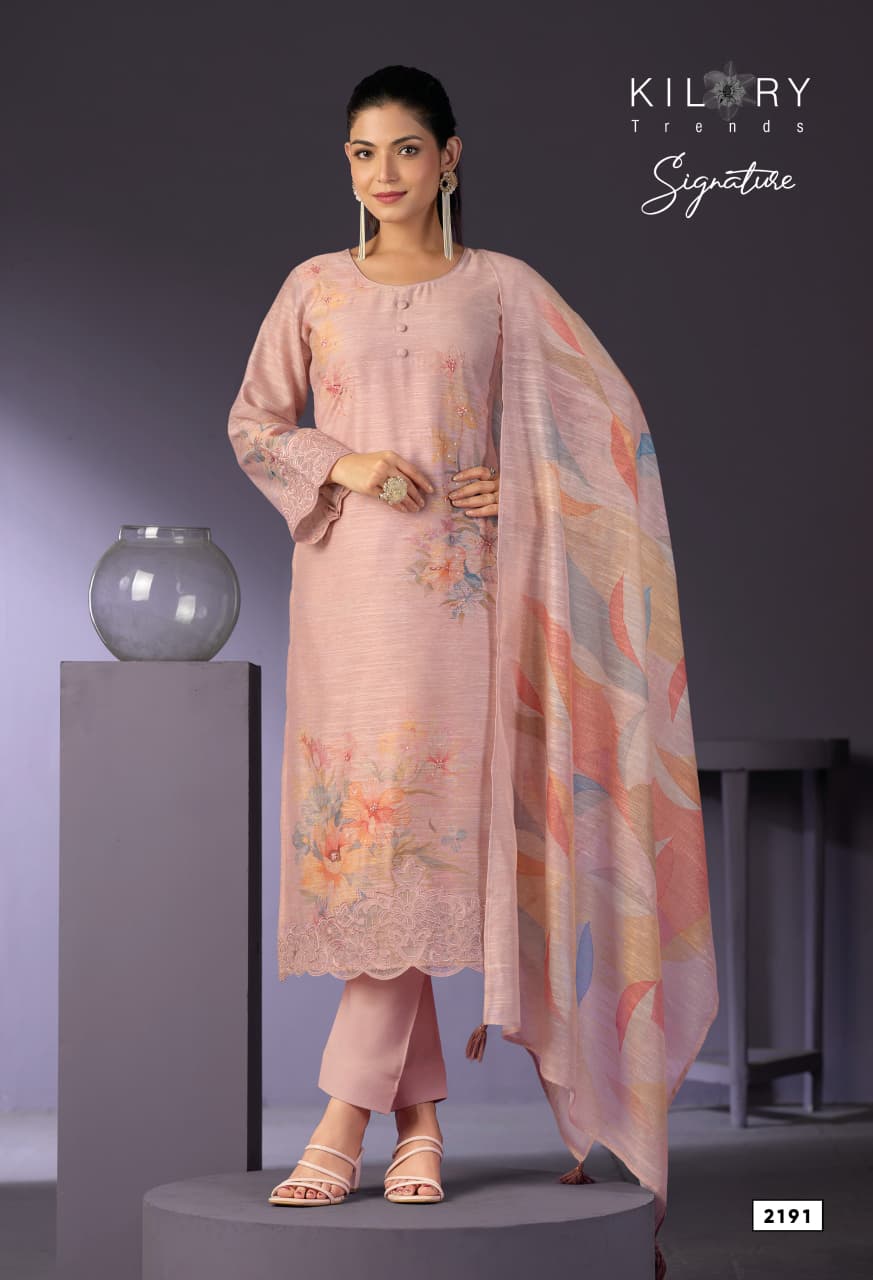 Signature Kilory Bhagalpuri Pant Style Suits Wholesaler Ahmedabad