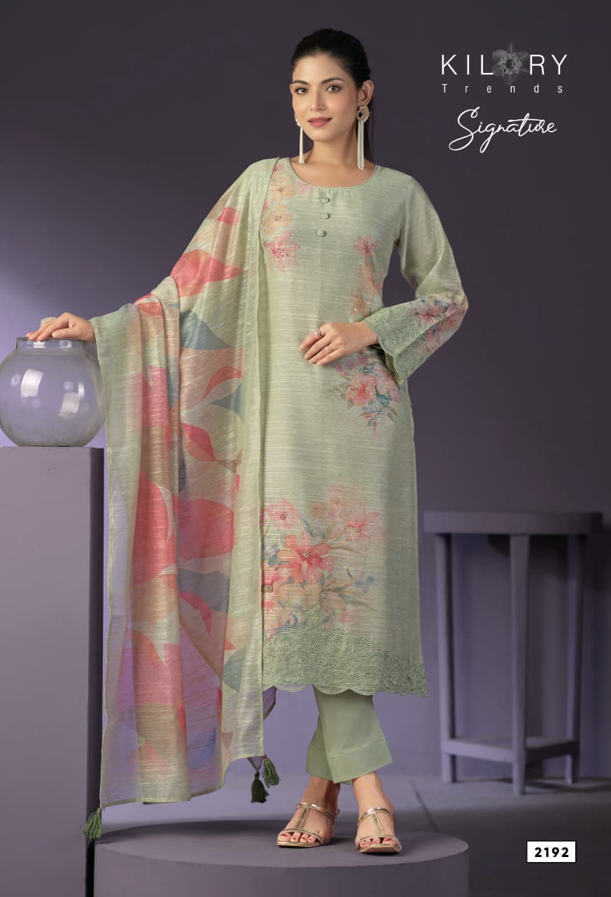 Signature Kilory Bhagalpuri Pant Style Suits Wholesaler Ahmedabad