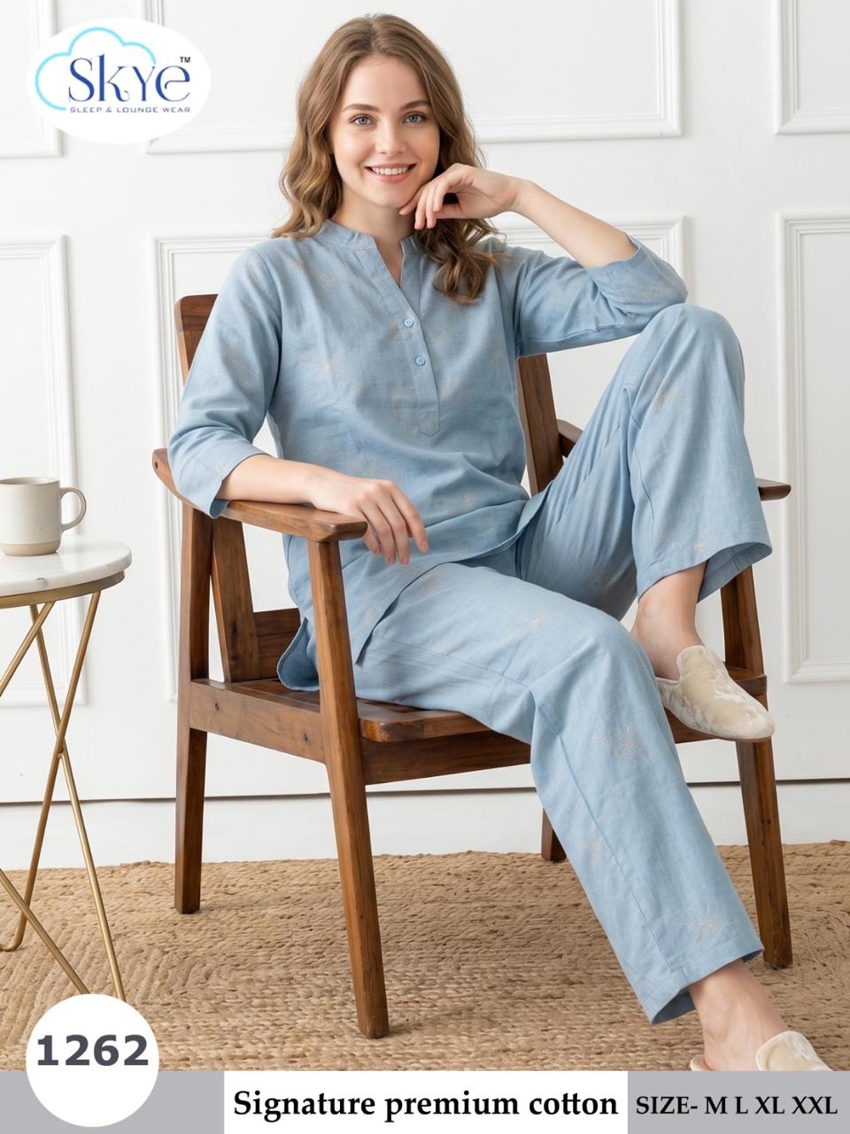 Signature Premium 2109 Skye Cotton Co Ord Set Wholesaler