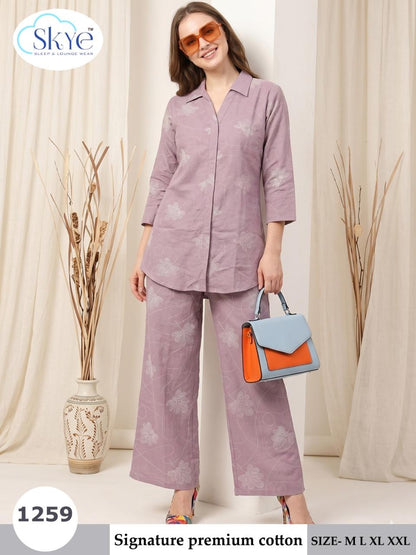 Signature Premium 2109 Skye Cotton Co Ord Set Wholesaler