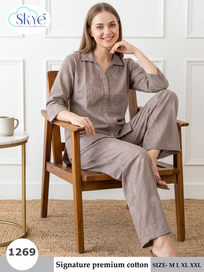 Signature Premium 2109 Skye Cotton Co Ord Set Wholesaler